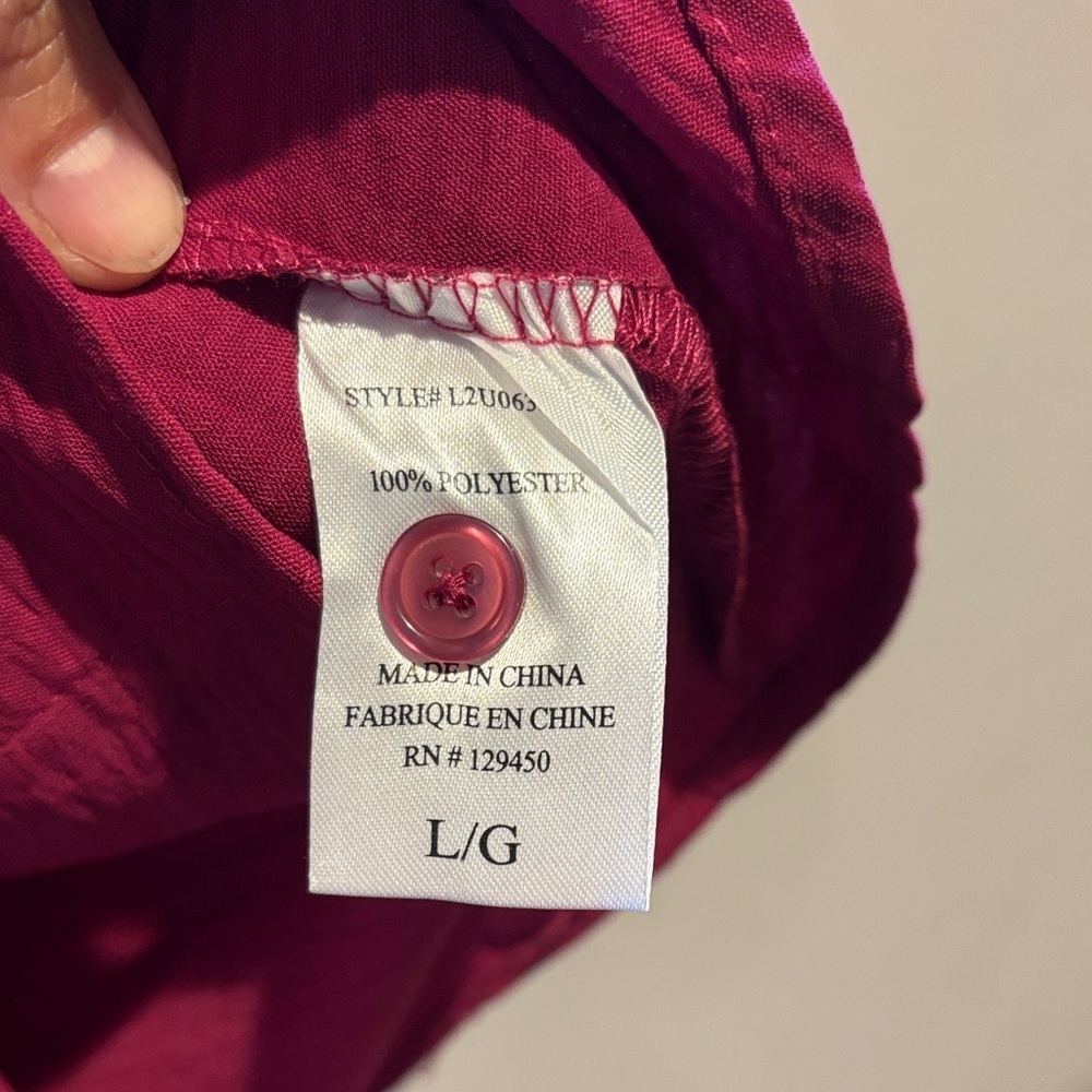 Brick & Bone Women's Red Blouse - Picture 3 of 4